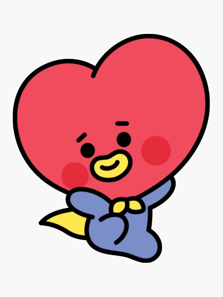  BT21  TATA  Sticker by nisnismeijer Redbubble