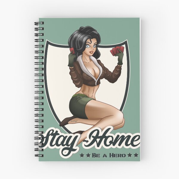 Aperçu de l'œuvre PinUp Pilot Girl créée et vendue par Sucursal Garabatos.