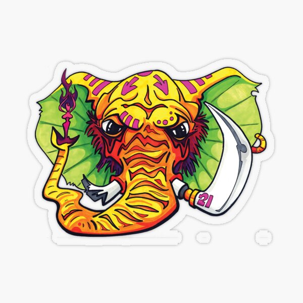 Phant Transparent Sticker
