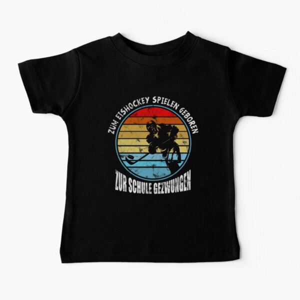 Eishockey Retro Vintage Eishockey geboren Baby T-Shirt