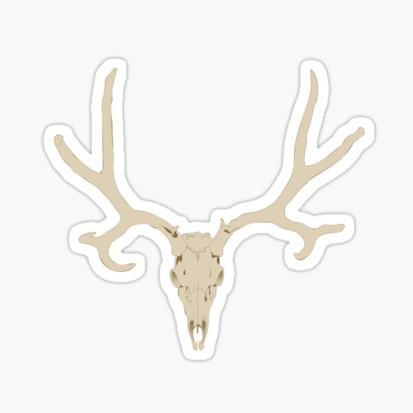 Item preview, mule deer skull designed and sold by LemonWorkshop.