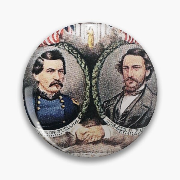 Item preview, George McClellan 1864 presidential campaign, history, civil war, us, 1864, political, poster designed and sold by Vintaged.