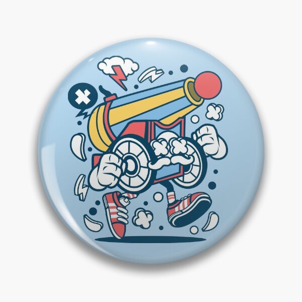 Item preview, Cannon Ball Run Cartoon Character - Fun graphic for people who like things a little crazy! designed and sold by Nickelparis.