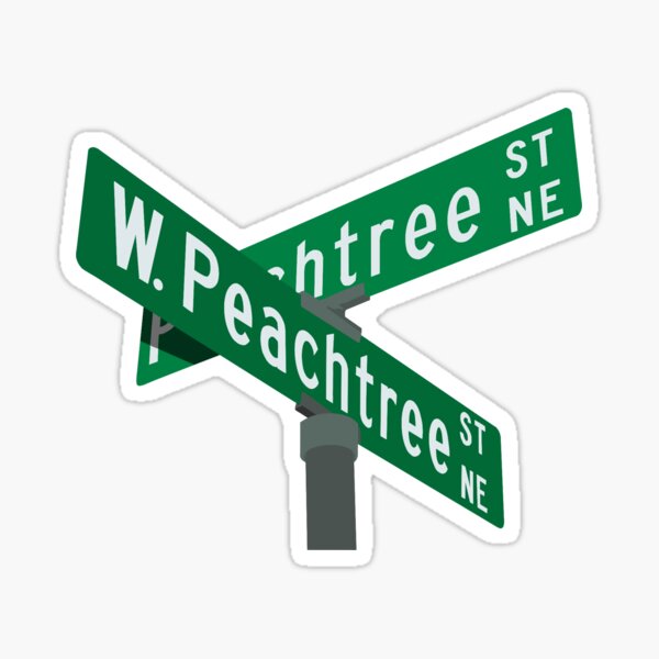 Atlanta - Peachtree Street Sticker
