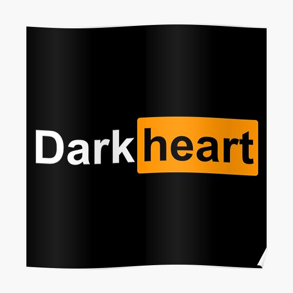 Dark Heart Posters Redbubble - roblox darkheart special youtube