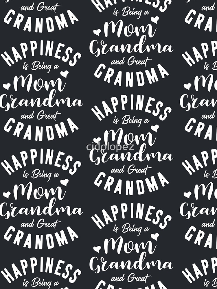 Disover Happiness Is Being A Mom Grandma Gift Leggings