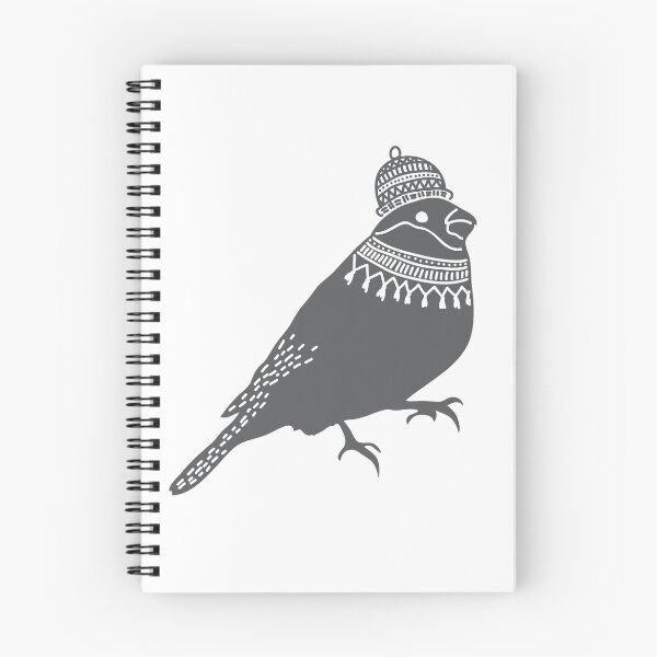 Item preview, Red cardinal bird in wooly hat silhouette Christmas winter design transparent background designed and sold by Latch Farm  Studios.