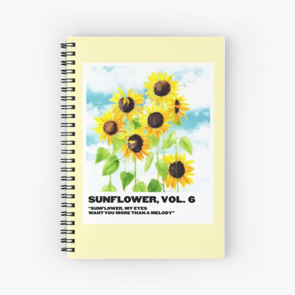 girasol Cuaderno de espiral