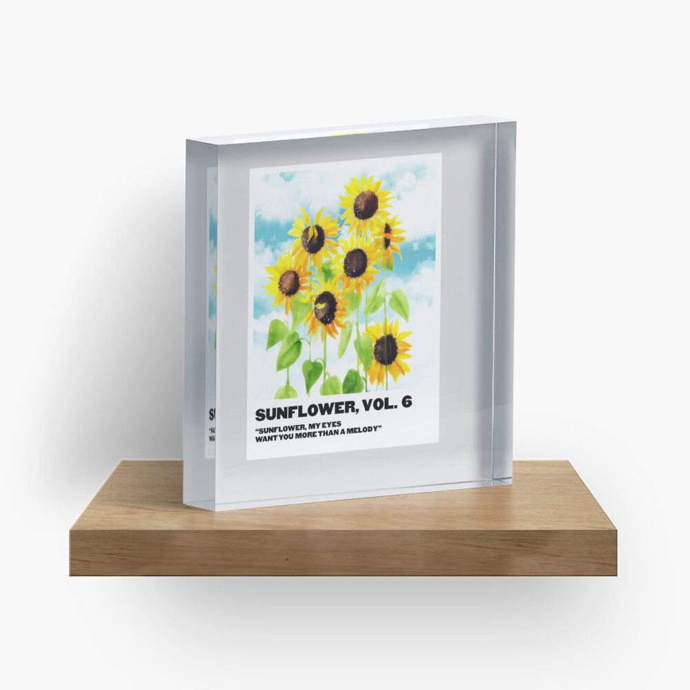 sunflower, vol. 6 polaroid Acrylic Block