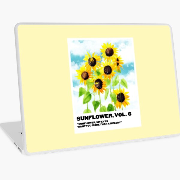 girasol Vinilo para portátil