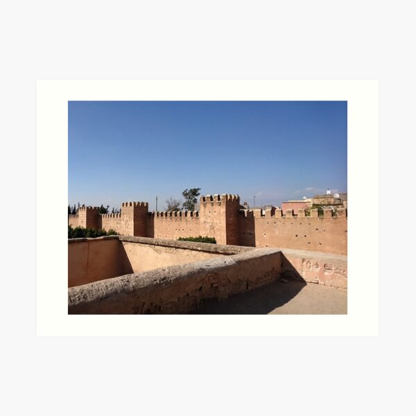 Taroudant city walls, Morocco Art Print