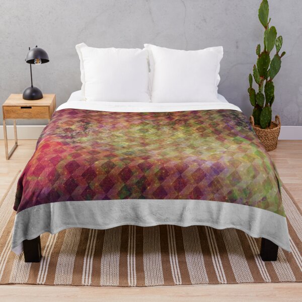 Artikelvorschau, Abstract Cube Pattern with Rainbow Colored Texture entworfen und verkauft von IncrediVFX.