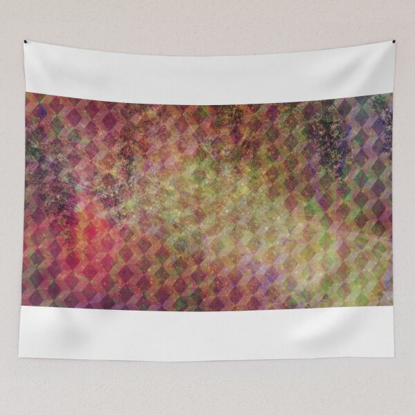 Item preview, Abstract Cube Pattern with Rainbow Colored Texture designed and sold by IncrediVFX.