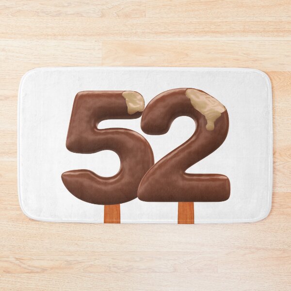 Item preview, 52 Ice Cream Fifty Two Number 3d Chocolate designed and sold by HelloFromAja.