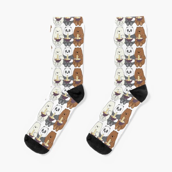 We Bare Bears Socks