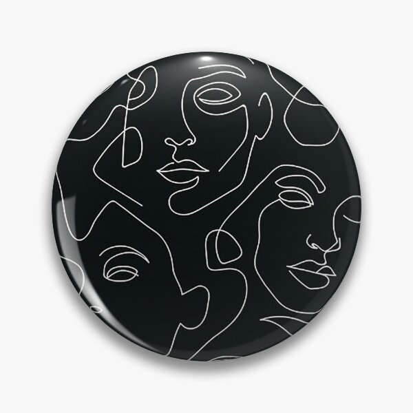 Item preview, black and white faces aesthetic  designed and sold by karestolarczyk.