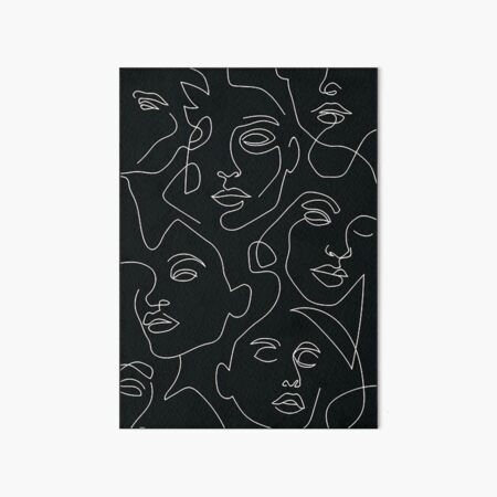 Item preview, black and white faces aesthetic  designed and sold by karestolarczyk.
