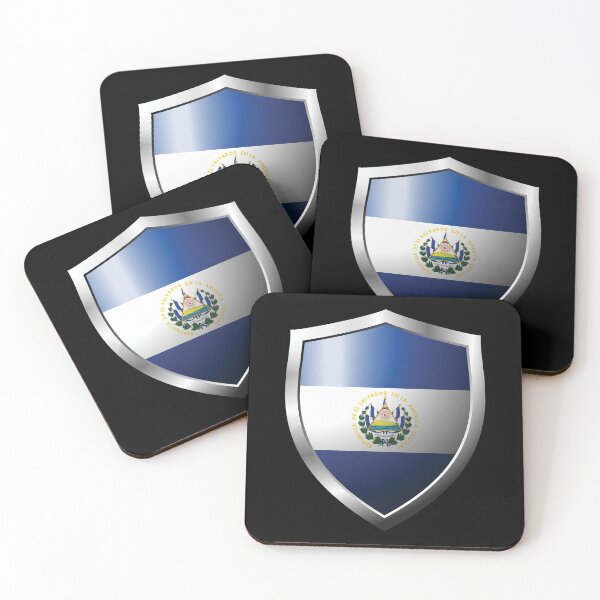 Item preview, Strong El Salvador Flag Shield Country designed and sold by HelloFromAja.