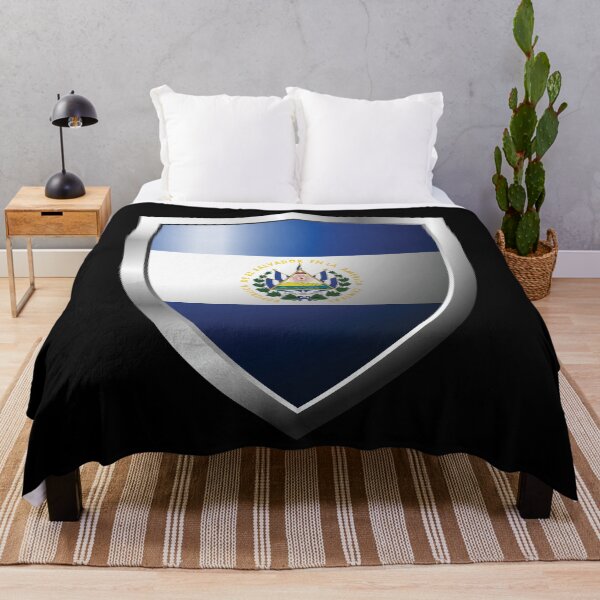 Item preview, Strong El Salvador Flag Shield Country designed and sold by HelloFromAja.