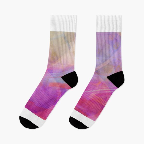 Item preview, Pastel Pink and Orange Abstract Shifting Geometry designed and sold by IncrediVFX.