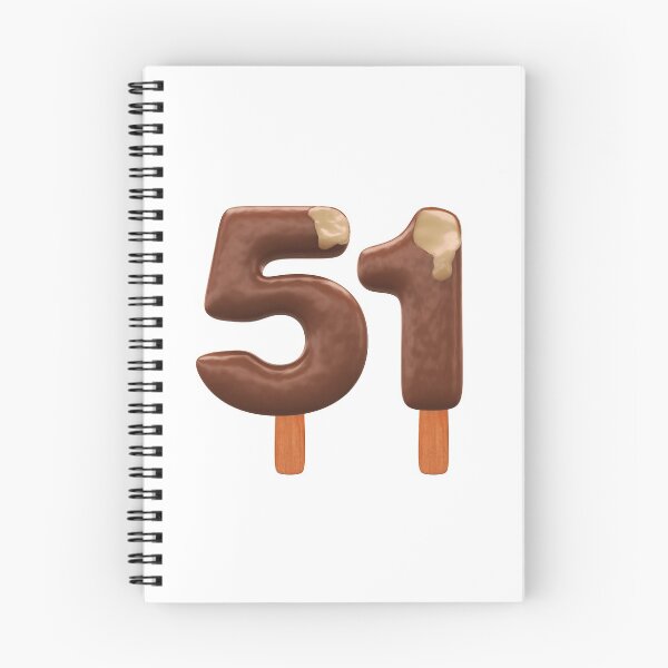 Item preview, 51 Ice Cream Fifty One Number 3d Chocolate designed and sold by HelloFromAja.