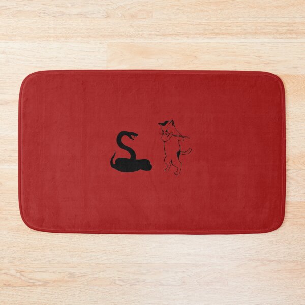 Item preview, Snake and cat with a flute designed and sold by Imutobi.