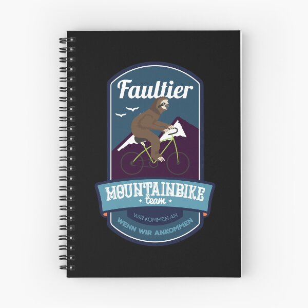 Item preview, Sloth Mountain Bike Team Funny Bicycle Saying  designed and sold by 2blackcherries.