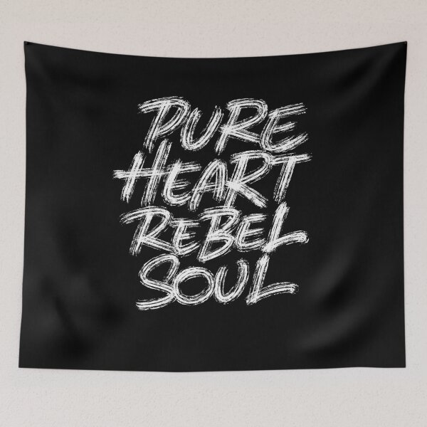 Item preview, Pure heart rebel soul designed and sold by Zagach Letters.
