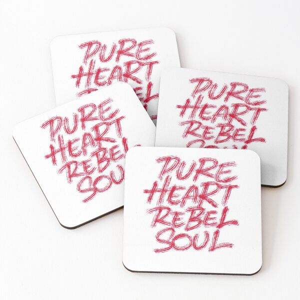 Item preview, Pure heart rebel soul designed and sold by Zagach Letters.