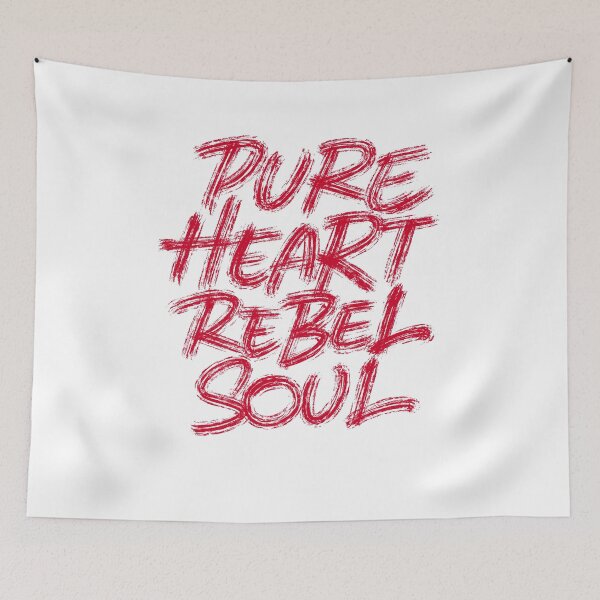 Item preview, Pure heart rebel soul designed and sold by Zagach Letters.