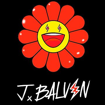 J Balvin logo Magnet by uppsidde