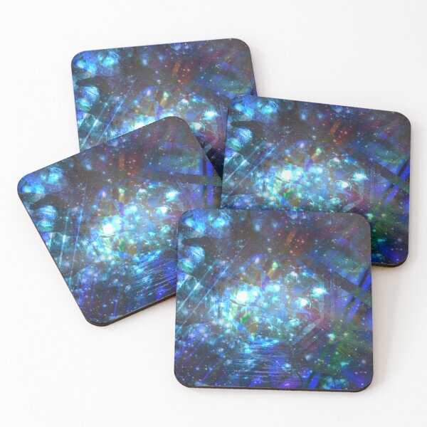 Item preview, Vibrant Glowing Blobs Falling Slowly in Outer Space with Rising Dust designed and sold by IncrediVFX.