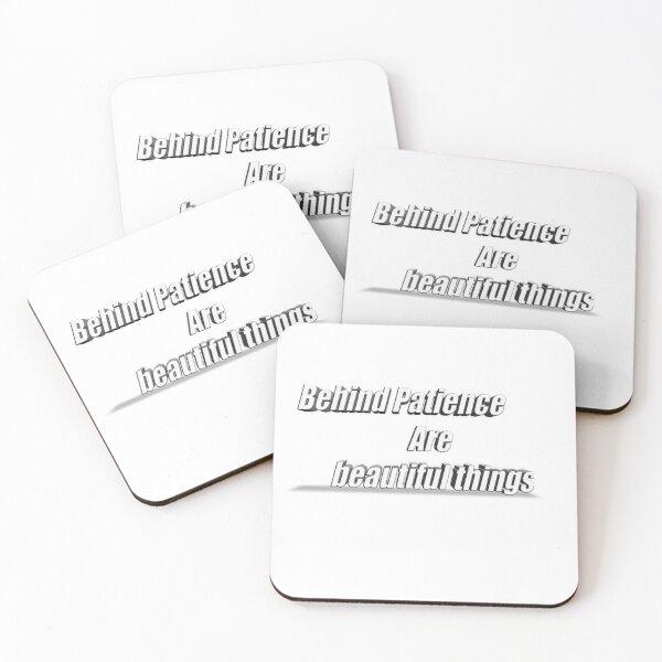 Item preview, Behind patience are beautiful things : cute family gift idea for mom, dad & siblings designed and sold by MODERN DESIGNS.