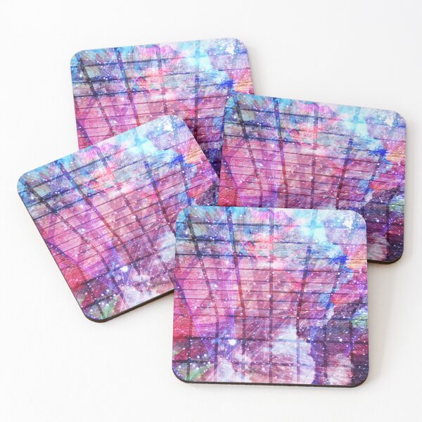 Item preview, Pink Grid with Vivid Colorful Panning Texture designed and sold by IncrediVFX.