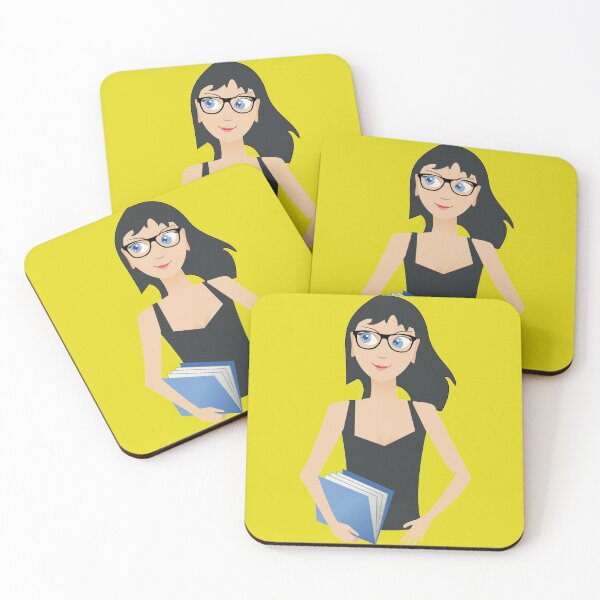 Item preview, Attractive nerd with glasses and book designed and sold by Imutobi.
