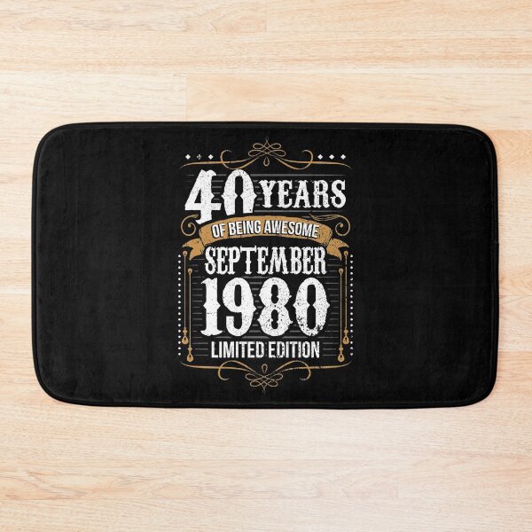 Item preview, 40 Years of Being Awesome September 1980 Limited Edition  designed and sold by Mrpotts73.