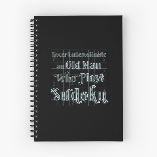 Item preview, Never Underestimate An Old Man Who Plays Sudoku designed and sold by AscendMerch.