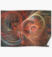 Abstract galaxy Poster