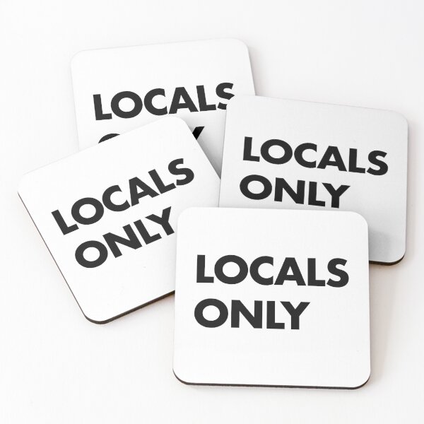 Item preview, Locals Only Black designed and sold by erinopar.