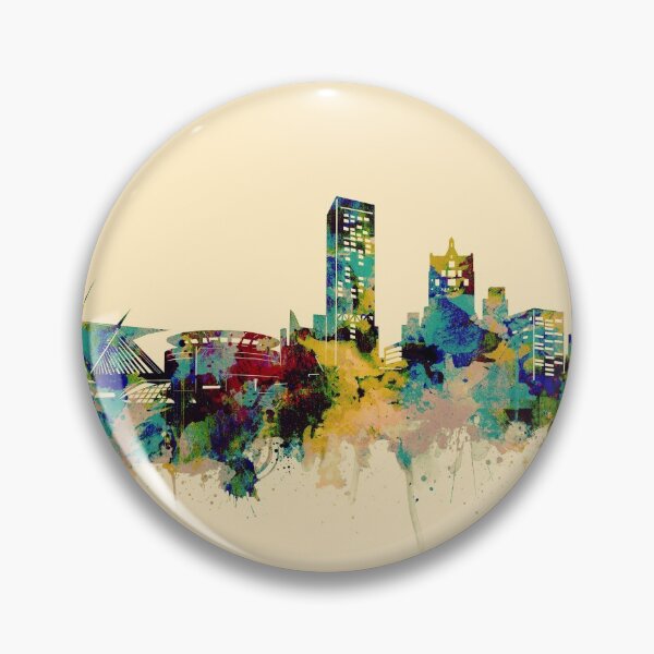Item preview, milwaukee skyline designed and sold by BekimART2.