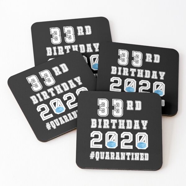 Item preview, Its My 33rd Birthday 2020 Quarantined Social Distancing Gifts  designed and sold by AnimaLovers.