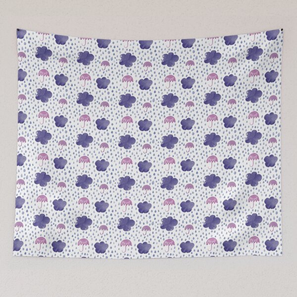 Item preview, rainy day pattern designed and sold by Durhamdoodles.