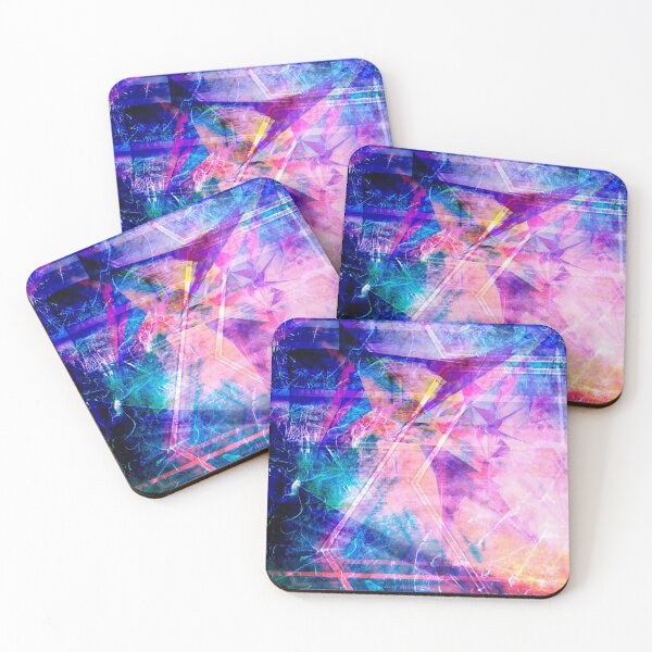 Item preview, Pretty Rainbow Hues on Shattered Broken Abstract Background designed and sold by IncrediVFX.