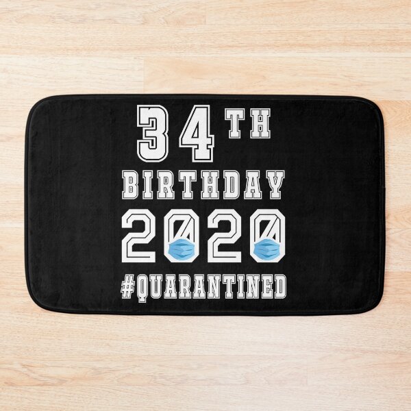 Item preview, Its My 34th Birthday 2020 Quarantined Social Distancing Gifts  designed and sold by AnimaLovers.