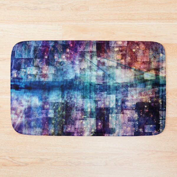 Item preview, Dark Rainbow Cubes and Faint Glowing Ember Colored Bokeh designed and sold by IncrediVFX.