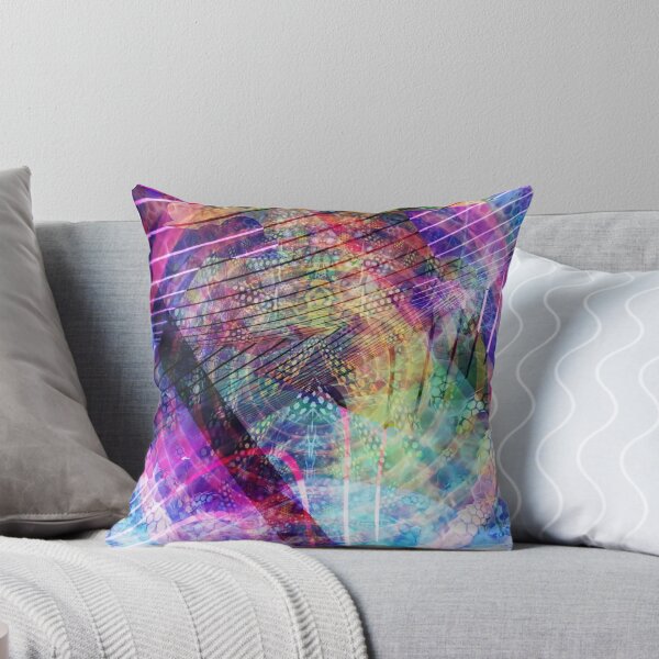 Item preview, Meditation and Wavy Blue and Pink Geometric Fractal Shapes designed and sold by IncrediVFX.
