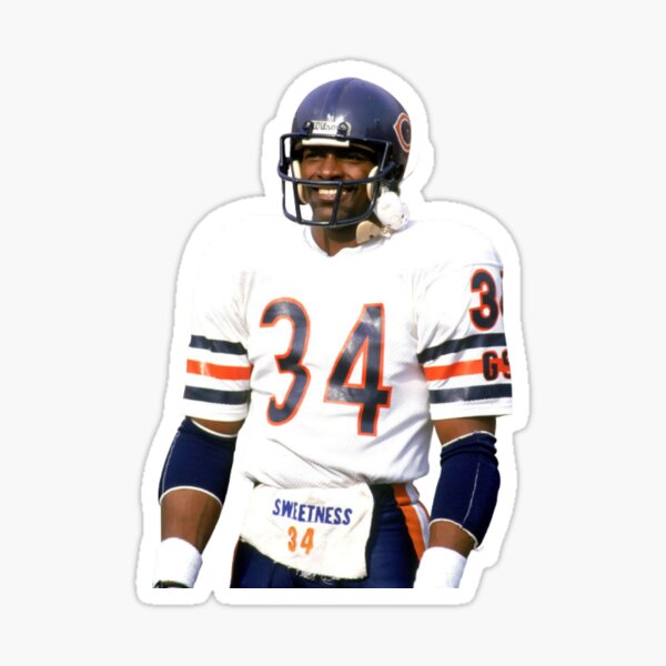 Authentic Men's Walter Payton White Road Jersey - #34 Football Chicago  Bears Bear Patch Throwback