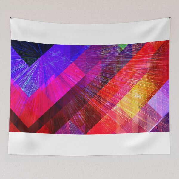 Item preview, Geometric Rainbow Light Beams Shining Beautiful Diagonal Rays designed and sold by IncrediVFX.