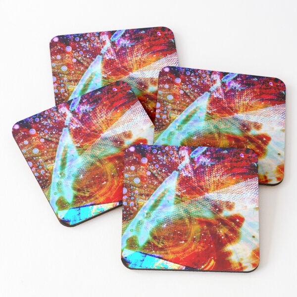 Item preview, Incredible Swirling Space Supernova with Abstract Mesh Spaceship Surface designed and sold by IncrediVFX.