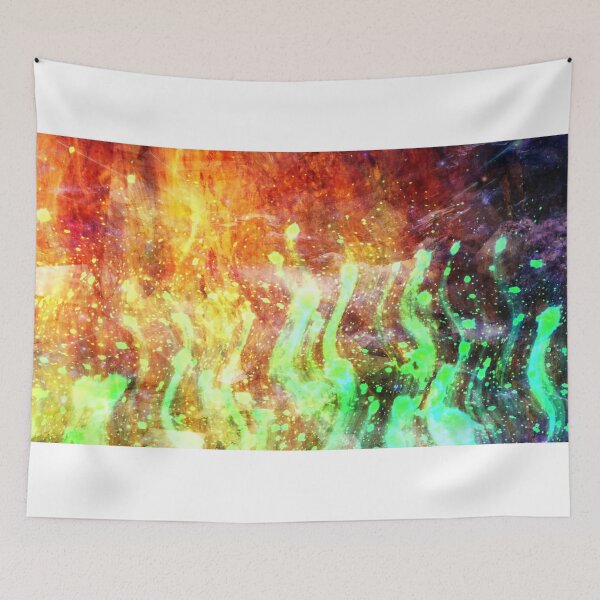 Item preview, Incredible Wavy Bendy Light Pillars on Multicolored Dusty Backdrop designed and sold by IncrediVFX.